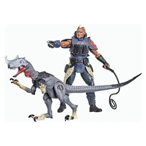 G.I. Joe Classified Series - Pack 2 figurines N°196 Professor Rottclaw & Cobra Deinonychus 15 cm