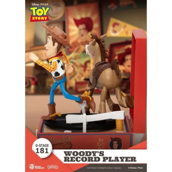 Toy Story - Figurine Record Player Series Woody's Record Player 13 cm