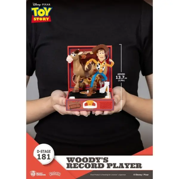 Toy Story - Figurine Record Player Series Woody's Record Player 13 cm