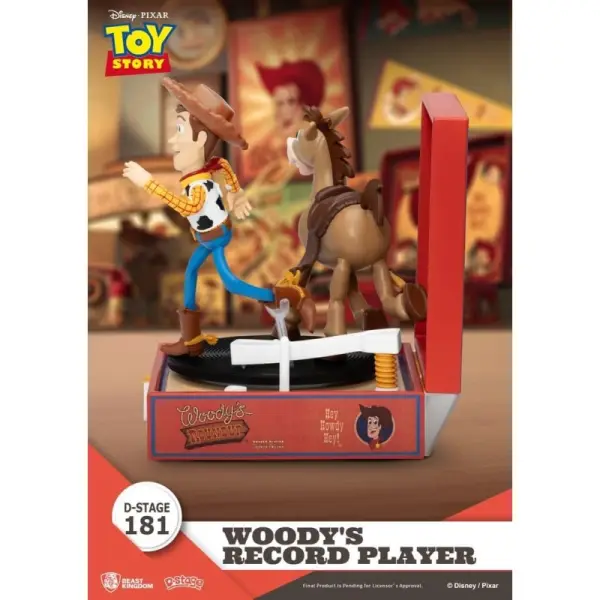 Toy Story - Figurine Record Player Series Woody's Record Player 13 cm