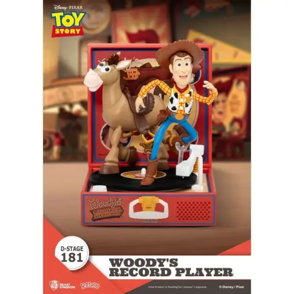 Toy Story - Figurine Record Player Series Woody's Record Player 13 cm
