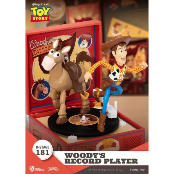 Toy Story - Figurine Record Player Series Woody's Record Player 13 cm