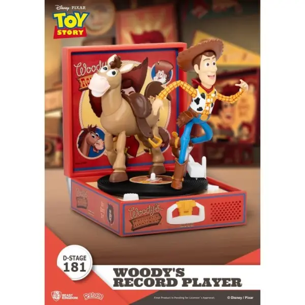 Toy Story - Figurine Record Player Series Woody's Record Player 13 cm
