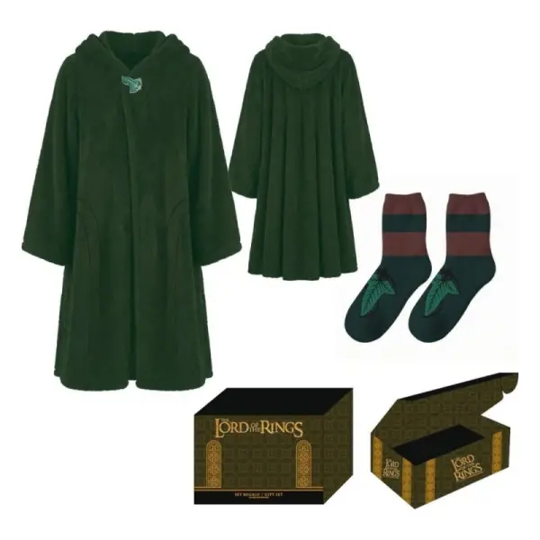 Le Seigneur des Anneaux - Coffret Cadeau Cape en Polaire & Chaussettes Le Seigneur des Anneaux
