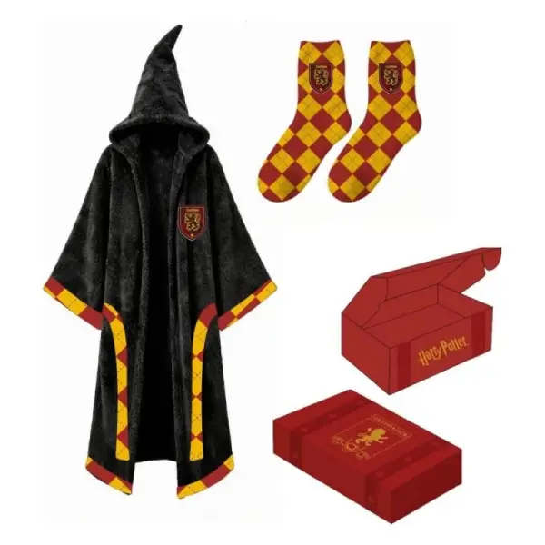 Harry Potter - Coffret Cadeau Cape en Polaire & Chaussettes Harry Potter