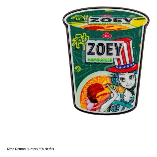 KPop Demon Hunters - Pin's Zoey Hamburger Noodles