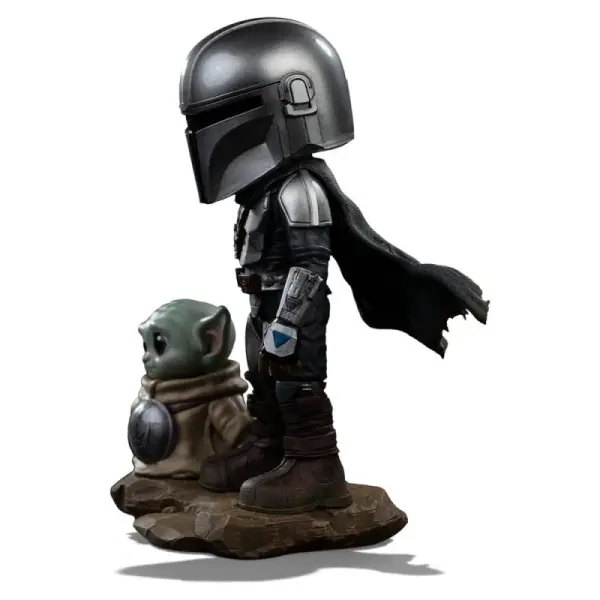 Star Wars The Mandalorian & Grogu - Figurine MiniCo The Mandalorian and Grogu