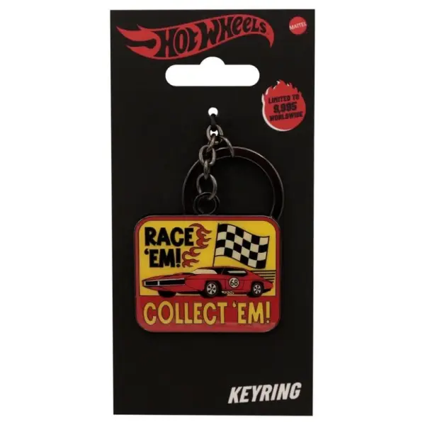 Hot Wheels - Porte-clés Hot Wheels Race 'Em Collect 'Em Édition Limitée