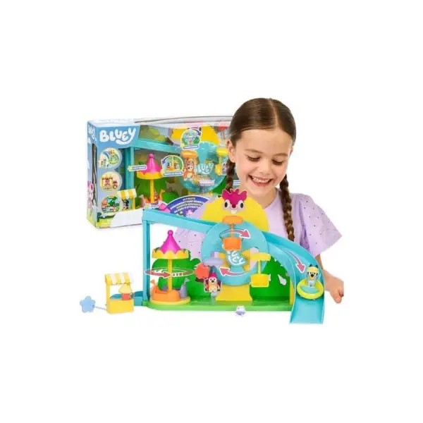 Bluey - Playset parc d'attractions Bluey