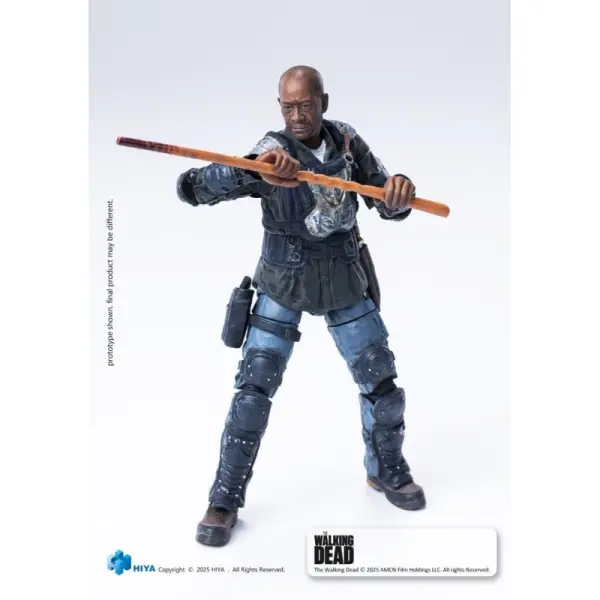 The Walking Dead: The Ones Who Lived - Figurine 1/18 Exquisite Mini Morgan 10 cm
