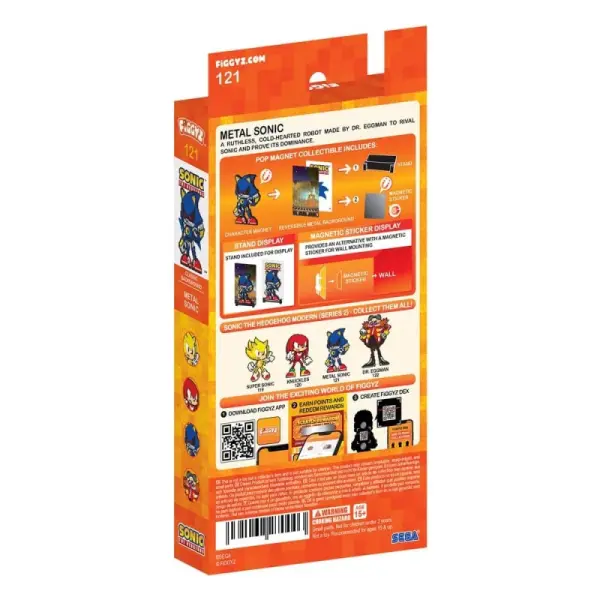 Sonic the Hedgehog (Modern) - Magnet à collectionner FiGGYZ Metal Sonic 11 cm