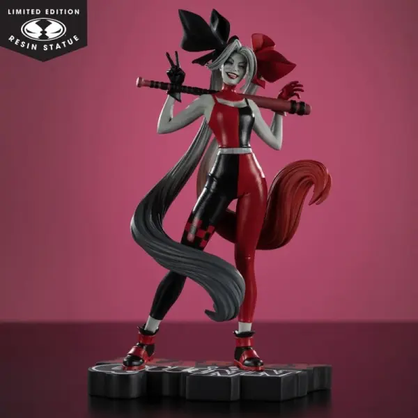 DC Direct - Statuette Harley Quinn: Red, White & Black 1/10 Harley Quinn by Alex Garner 21 cm