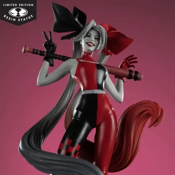 DC Direct - Statuette Harley Quinn: Red, White & Black 1/10 Harley Quinn by Alex Garner 21 cm