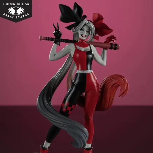 DC Direct - Statuette Harley Quinn: Red, White & Black 1/10 Harley Quinn by Alex Garner 21 cm