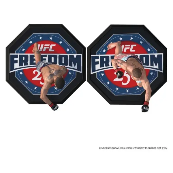UFC - Pack 2 figurines McFarlane's SportsPicks Ilia Topuria vs Justin Gaethje (Freedom 250) 18 cm