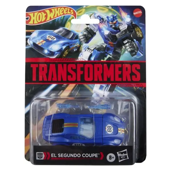 Transformers X Hot Wheels Collaborative - Figurine Deluxe Class El Segundo Coupe 13 cm