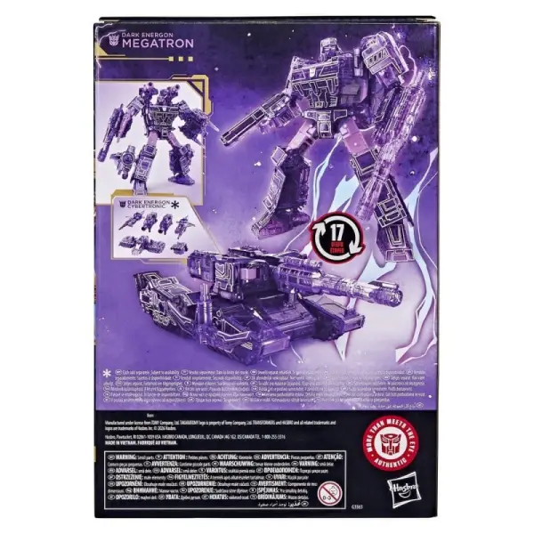 Transformers Age of the Primes Voyager - Figurine Class Dark Energon Megatron 17 cm