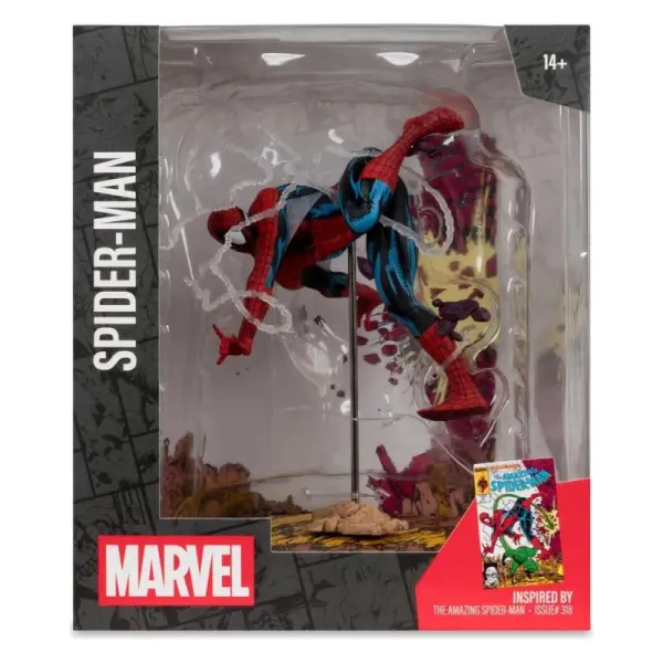 Marvel Collection - Figurine 1/10 Spider-Man (The Amazing Spider-Man N°318) 17 cm