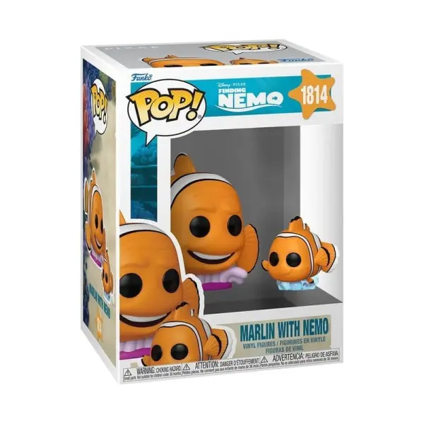Le Monde de Nemo - Figurine POP! & Buddy Marlin avec Nemo 9 cm
