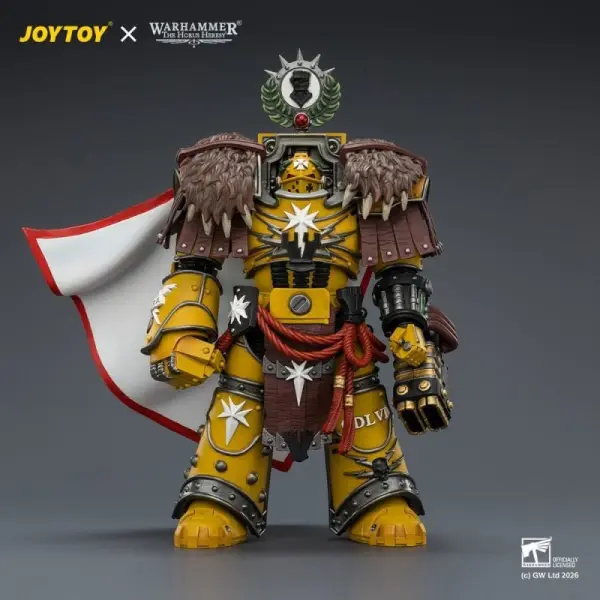 Warhammer - Figurine Imperial Fists Lord Castellan Evander Garrius, The Tyrant of Cthonia 14 cm
