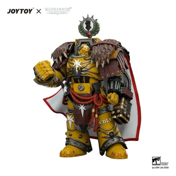 Warhammer - Figurine Imperial Fists Lord Castellan Evander Garrius, The Tyrant of Cthonia 14 cm