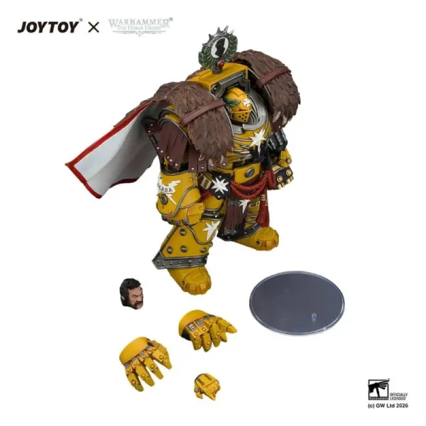 Warhammer - Figurine Imperial Fists Lord Castellan Evander Garrius, The Tyrant of Cthonia 14 cm