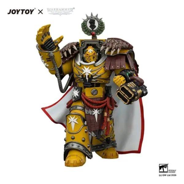 Warhammer - Figurine Imperial Fists Lord Castellan Evander Garrius, The Tyrant of Cthonia 14 cm