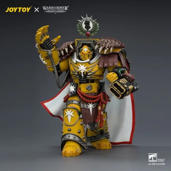 Warhammer - Figurine Imperial Fists Lord Castellan Evander Garrius, The Tyrant of Cthonia 14 cm