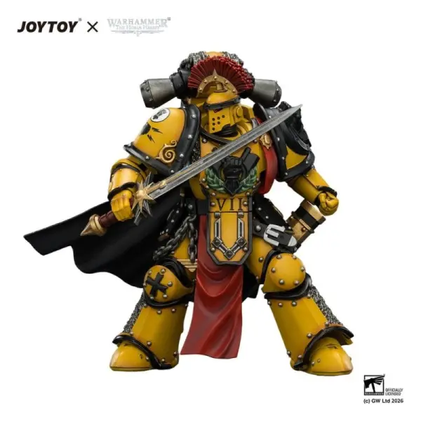 Warhammer - Figurine Imperial Fists Legion Praetor in Mk III Armour 13 cm