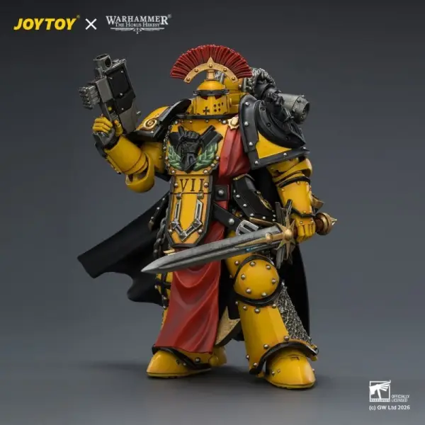 Warhammer - Figurine Imperial Fists Legion Praetor in Mk III Armour 13 cm