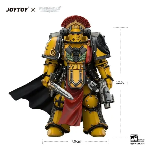 Warhammer - Figurine Imperial Fists Legion Praetor in Mk III Armour 13 cm