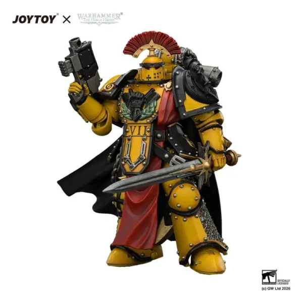 Warhammer - Figurine Imperial Fists Legion Praetor in Mk III Armour 13 cm
