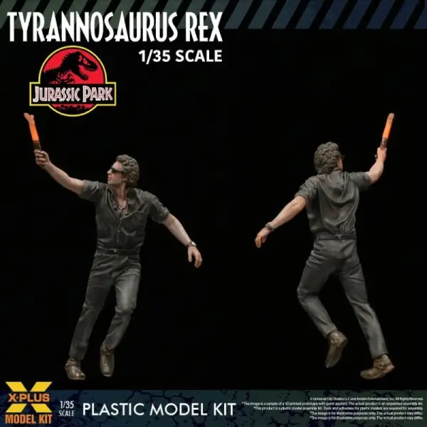 Jurassic Park - Figurine Plastic Model Kit 1/35 Tyrannosaurus Rex 42 cm