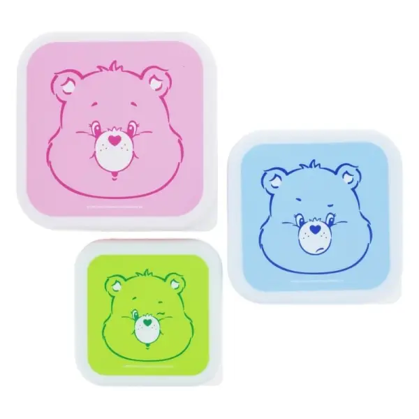 Les Bisounours - Pack 3 boîtes à goûter Les Bisounours