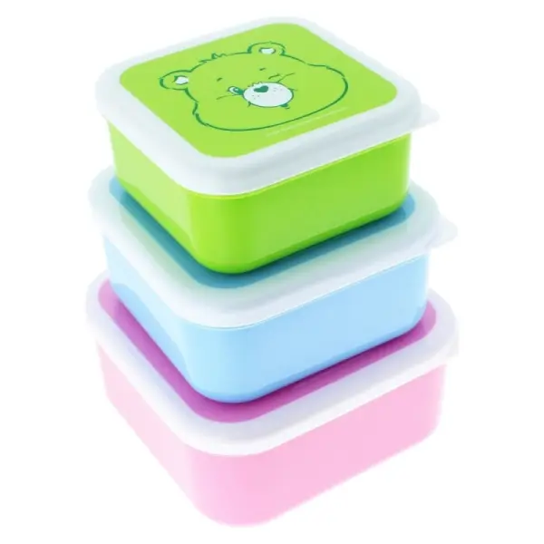Les Bisounours - Pack 3 boîtes à goûter Les Bisounours