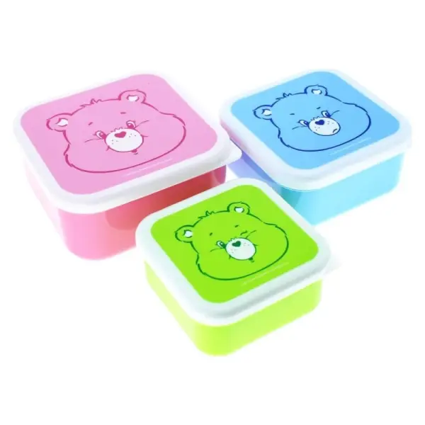 Les Bisounours - Pack 3 boîtes à goûter Les Bisounours