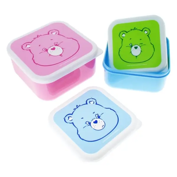 Les Bisounours - Pack 3 boîtes à goûter Les Bisounours