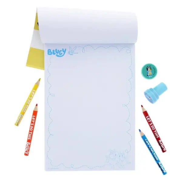 Bluey - Set de coloriage créatif Bluey 14 pièces
