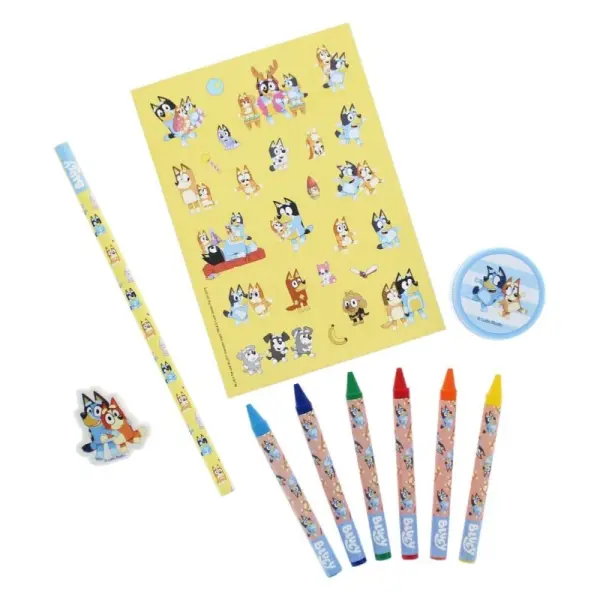 Bluey - Coffret papeterie 11 pièces Bluey