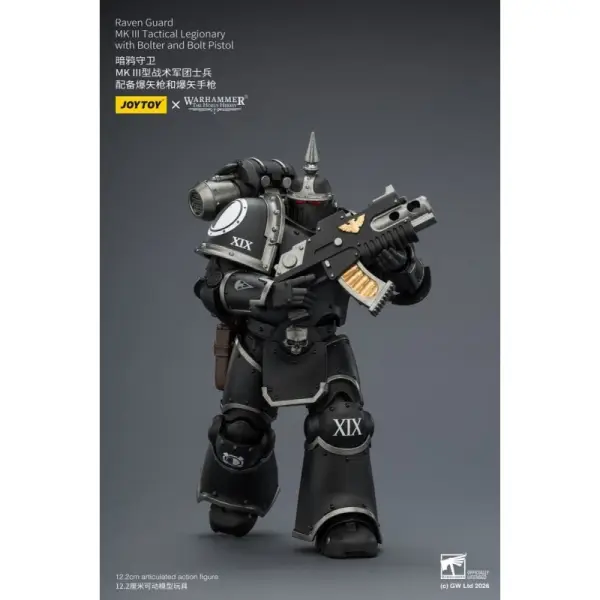 Warhammer 40k - Figurine Raven Guard MK III Tactical Legionary 12 cm