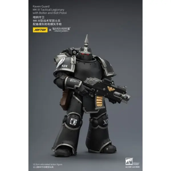 Warhammer 40k - Figurine Raven Guard MK III Tactical Legionary 12 cm