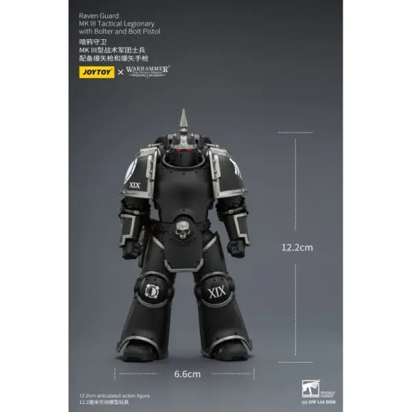 Warhammer 40k - Figurine Raven Guard MK III Tactical Legionary 12 cm