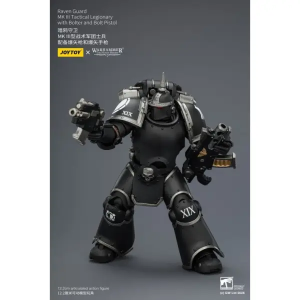 Warhammer 40k - Figurine Raven Guard MK III Tactical Legionary 12 cm