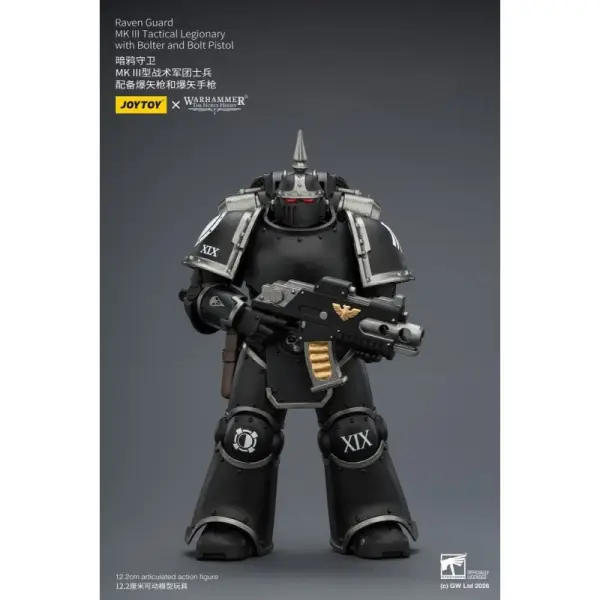 Warhammer 40k - Figurine Raven Guard MK III Tactical Legionary 12 cm