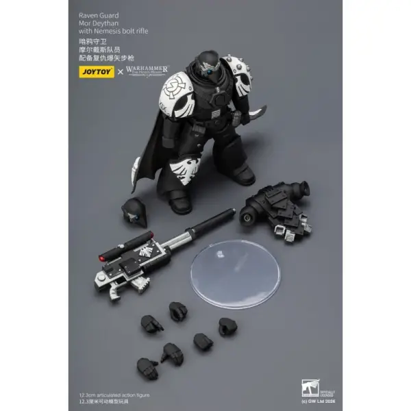 Warhammer 40k - Figurine Raven Guard Mor Deythan 12 cm