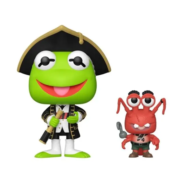 L'Île au trésor des Muppets - Figurine POP! & Buddy Kermit & Polly 9 cm