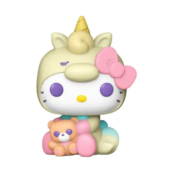 Hello Kitty - Pack 2 figurines Bitty POP! & Accessoire Hello Kitty porte-clés 2 cm