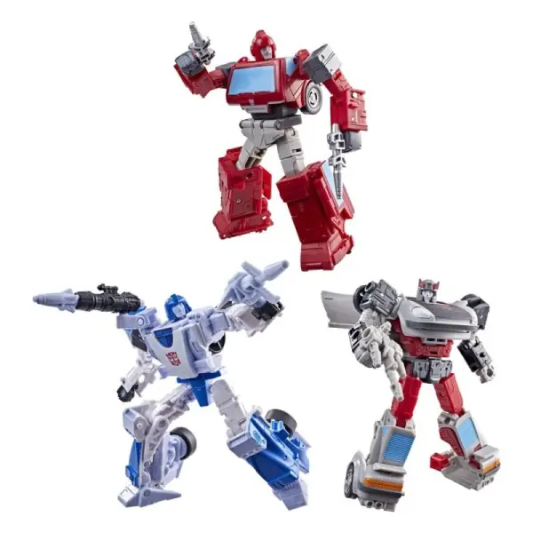 Transformers Age of the Primes - Pack 3 figurines Autobot Mirage & Bluestreak & Ironhide