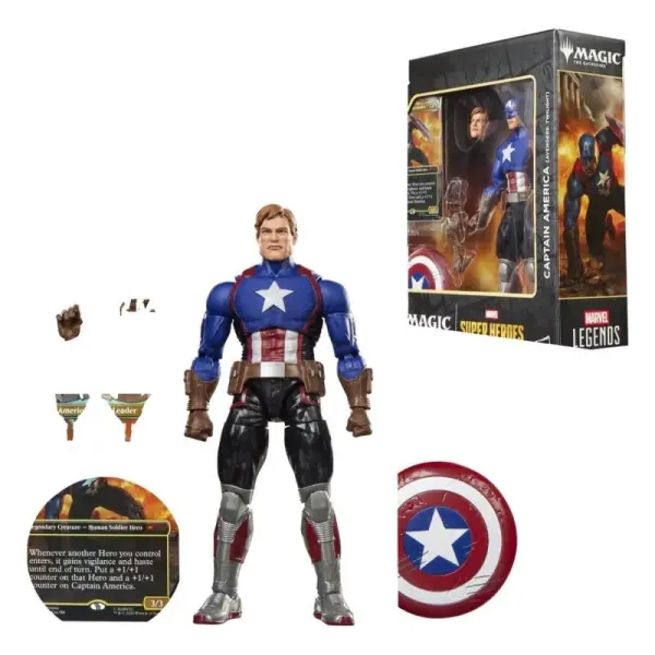 Magic The Gathering: Marvel Super Heroes Marvel Legends - Figurine Captain America (Avengers: Twilight) 15 cm