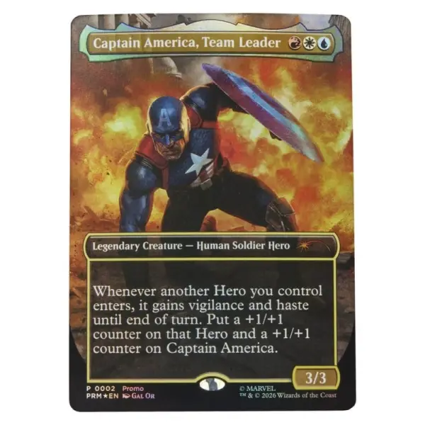 Magic The Gathering: Marvel Super Heroes Marvel Legends - Figurine Captain America (Avengers: Twilight) 15 cm